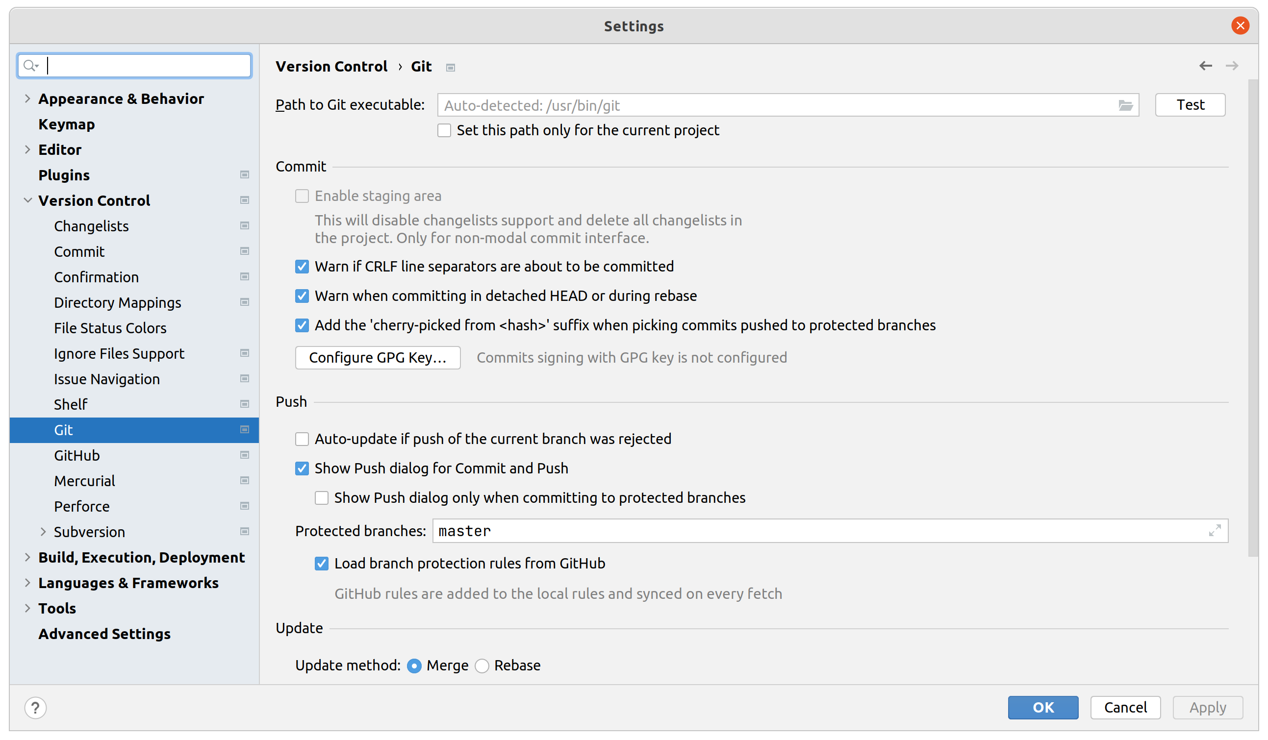 Configure GPG Key